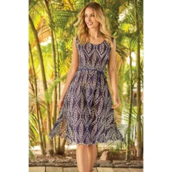 Robe 3/4 Sans Manches, Melania, David DB23-028