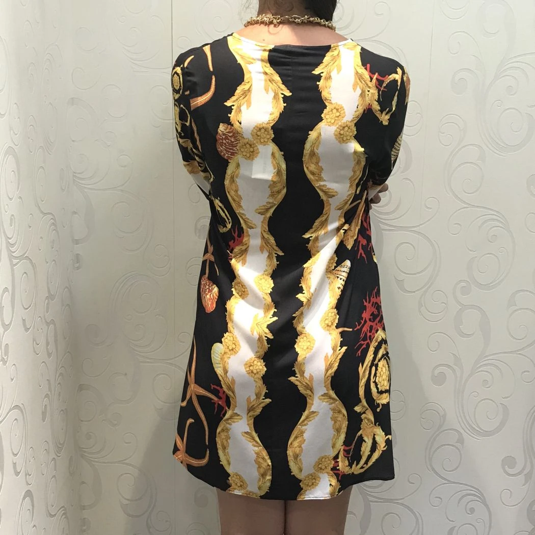 Robe Courte Manches Longues, Chiara Fiorini CF0745-11 5 Robe Courte Manches Longues, Chiara Fiorini CF0745-11 – Image 5