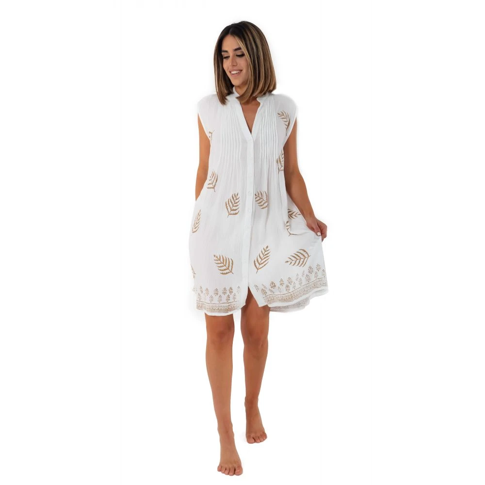 Robe Courte Sans Manches, Erika, David DB23-014 2 Robe Courte Sans Manches, Erika, David DB23-014 – Image 2