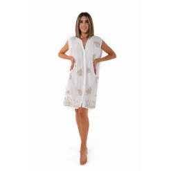 Robe Courte Sans Manches, Erika, David DB23-014 7 Robe Courte Sans Manches, Erika, David DB23-014 -Le Charme Intime robe courte sans manches erika david db23 014 3