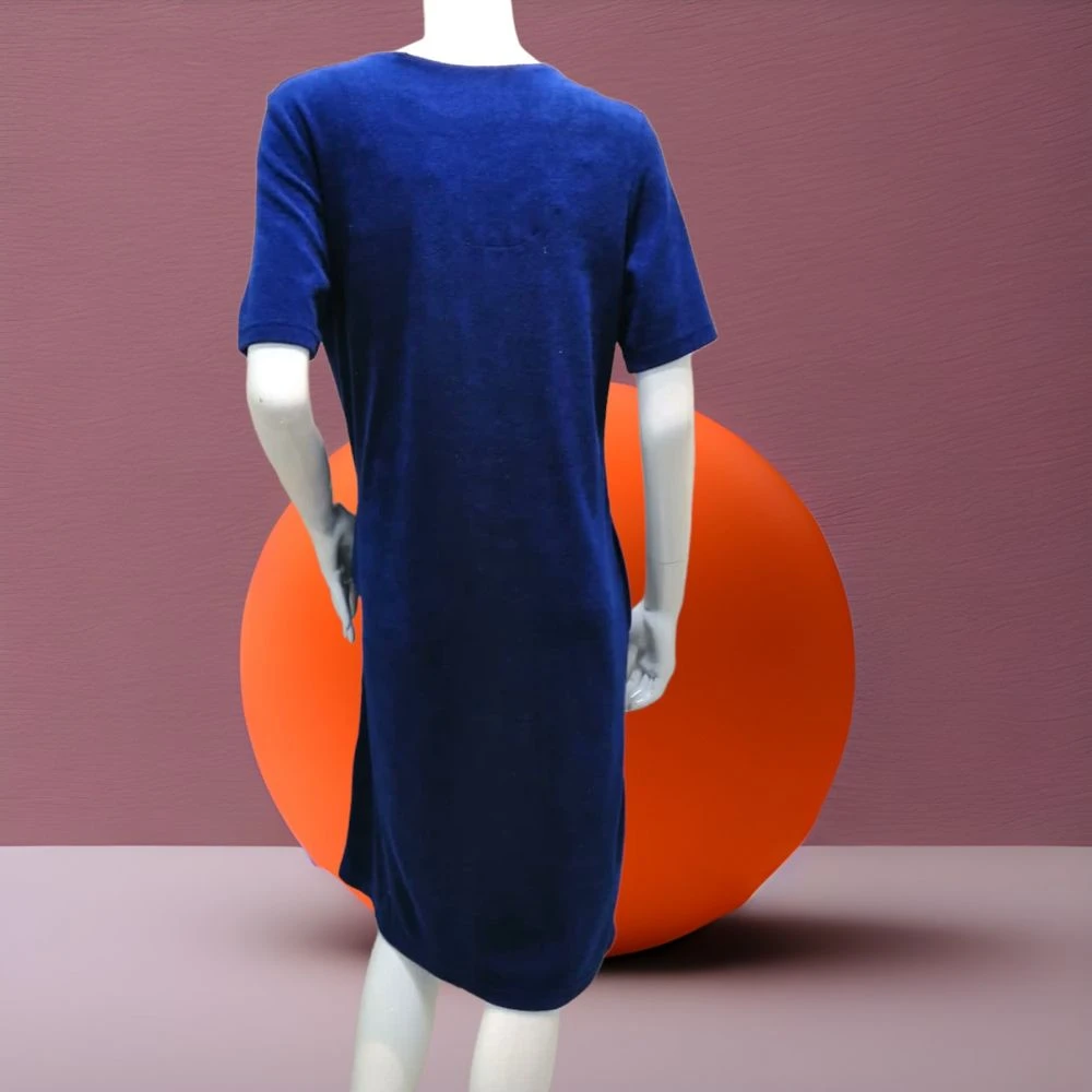 Robe D'Intérieur En Eponge Manches Courtes, Ringella 2228037-207 2 Robe D'Intérieur En Eponge Manches Courtes, Ringella 2228037-207 – Image 2