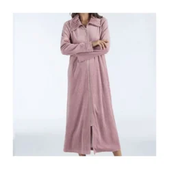 Robe D'Interieure Longue 130cm Velours Zippée, Navona, Taubert 192891-314-5722