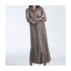 Robe D'Interieure Longue 130cm Velours Zippée, Navona, Taubert 192891-314-8652