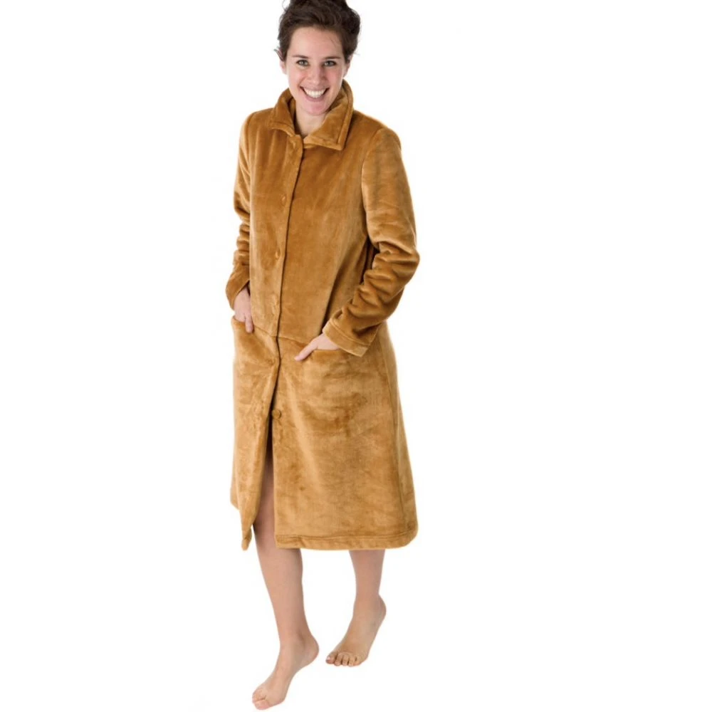 Robe De Chambre Boutonnée, Kamya, Peignora 11H23045 1 Robe De Chambre Boutonnée, Kamya, Peignora 11H23045
