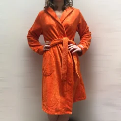 Robe De Chambre Croisée à Capuche 100cm, Bamboo, Taubert 202619-112