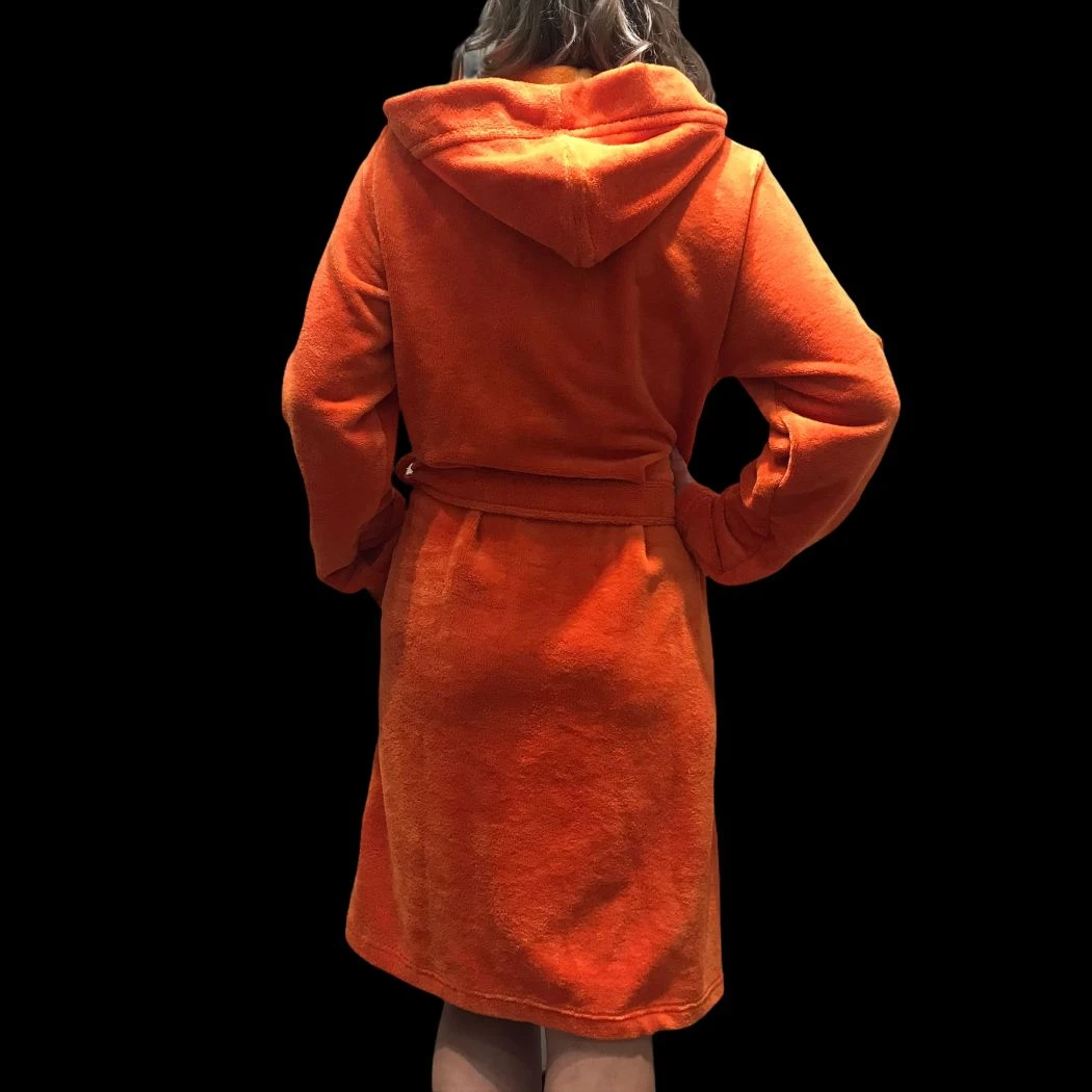 Robe De Chambre Croisée à Capuche 100cm, Bamboo, Taubert 202619-112 4 Robe De Chambre Croisée à Capuche 100cm, Bamboo, Taubert 202619-112 – Image 4