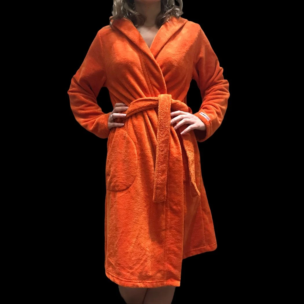 Robe De Chambre Croisée à Capuche 100cm, Bamboo, Taubert 202619-112 6 Robe De Chambre Croisée à Capuche 100cm, Bamboo, Taubert 202619-112 – Image 6