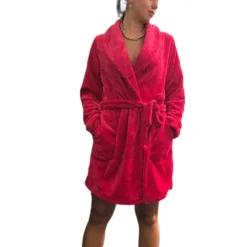 Robe De Chambre Croisée Longueur 90 Cm, Tokyo, Taubert 212396-144-5960 Fushia