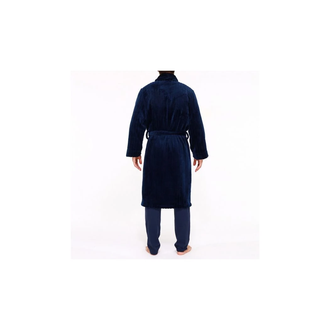 Robe De Chambre Longue Nouée, Peter , Hom 401863-00RA 2 Robe De Chambre Longue Nouée, Peter , Hom 401863-00RA – Image 2
