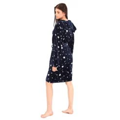 Robe De Chambre Longueur 100 Cm, Night Sky, Taubert 212390-110 -Le Charme Intime robe de chambre longueur 100 cm night sky taubert 212390 110 2