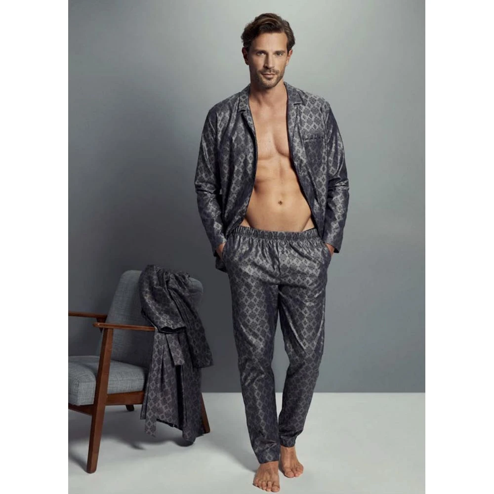 Robe De Chambre Manches Longues, Selection, Hanro 075093-2943 2 Robe De Chambre Manches Longues, Selection, Hanro 075093-2943 – Image 2