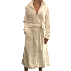 Robe De Chambre Zippée Longueur 120 Cm, Style, Taubert 212801-112-1020