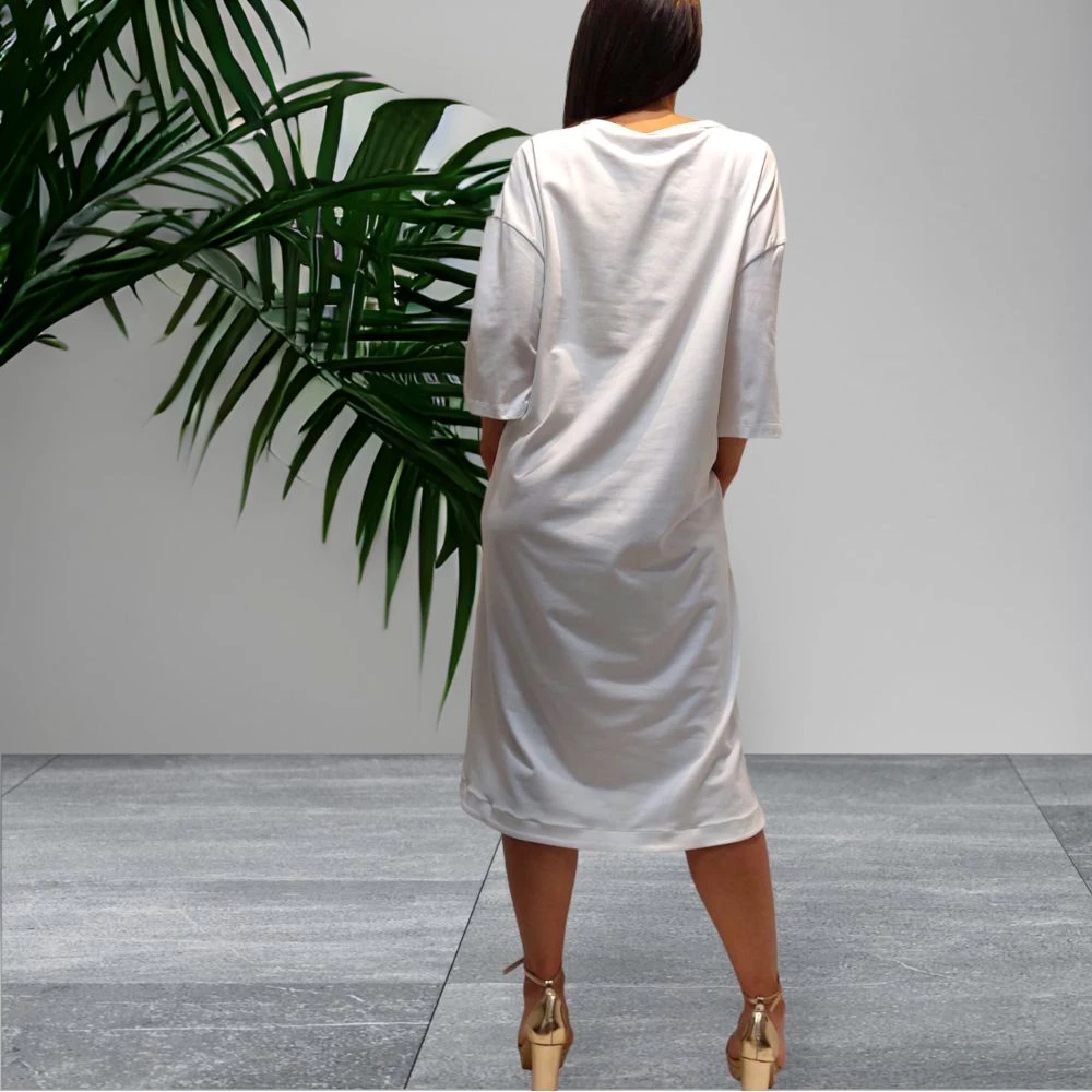 Robe En Jersey Manches 3/4, Flavio, Max Mara FLAVIO-001 2 Robe En Jersey Manches 3/4, Flavio, Max Mara FLAVIO-001 – Image 2