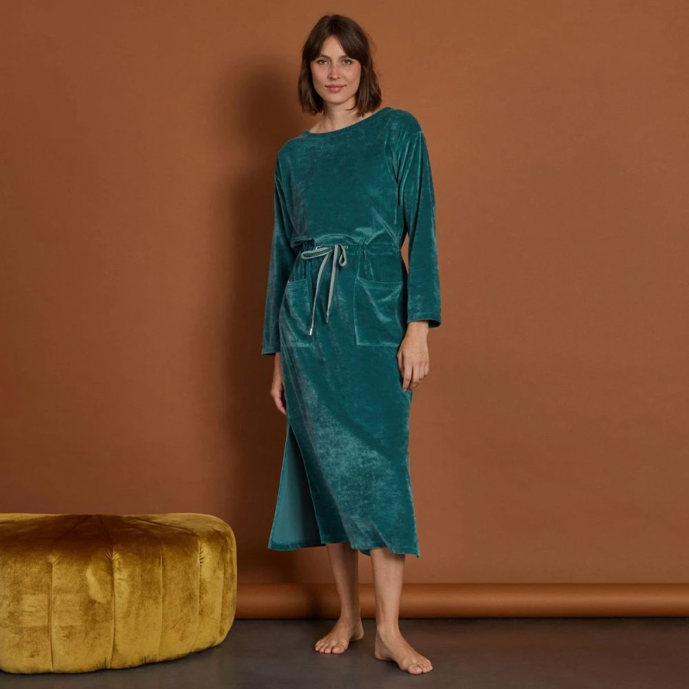 Robe Longue, Astral - Aventurine, Laurence Tavernier 2221263-AVENTUR 2 Robe Longue, Astral - Aventurine, Laurence Tavernier 2221263-AVENTUR – Image 2