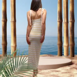 Robe Longue Bretelles, Marina MC23E6330500 -Le Charme Intime robe longue bretelles marina mc23e6330500 3