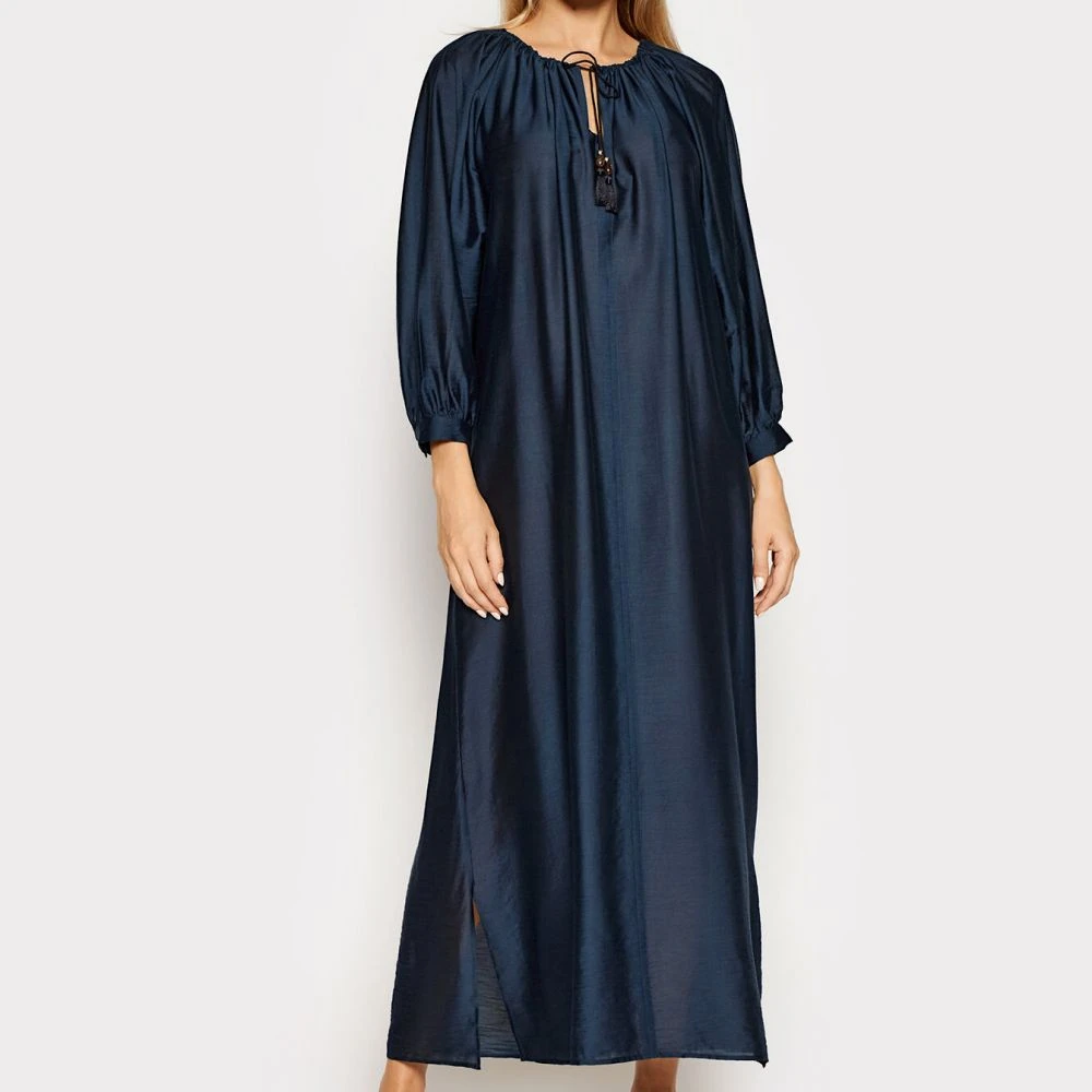 Robe Longue Légère Manches Longues, Armenia, Max Mara ARMENIA-006 1 Robe Longue Légère Manches Longues, Armenia, Max Mara ARMENIA-006