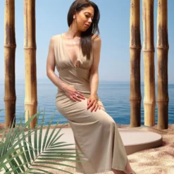 Robe Longue, Marina MC23E6370500-01 8 Robe Longue, Marina MC23E6370500-01 -Le Charme Intime robe longue marina mc23e6370500 01 3