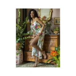 Robe Longue, Omerine, Marjolaine 4OME3001-0102 -Le Charme Intime robe longue omerine marjolaine 4ome3001 0102 2