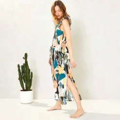 Robe Longue, Rayol, Laurence Tavernier 2211251-PALME -Le Charme Intime robe longue rayol laurence tavernier 2211251 palme 3