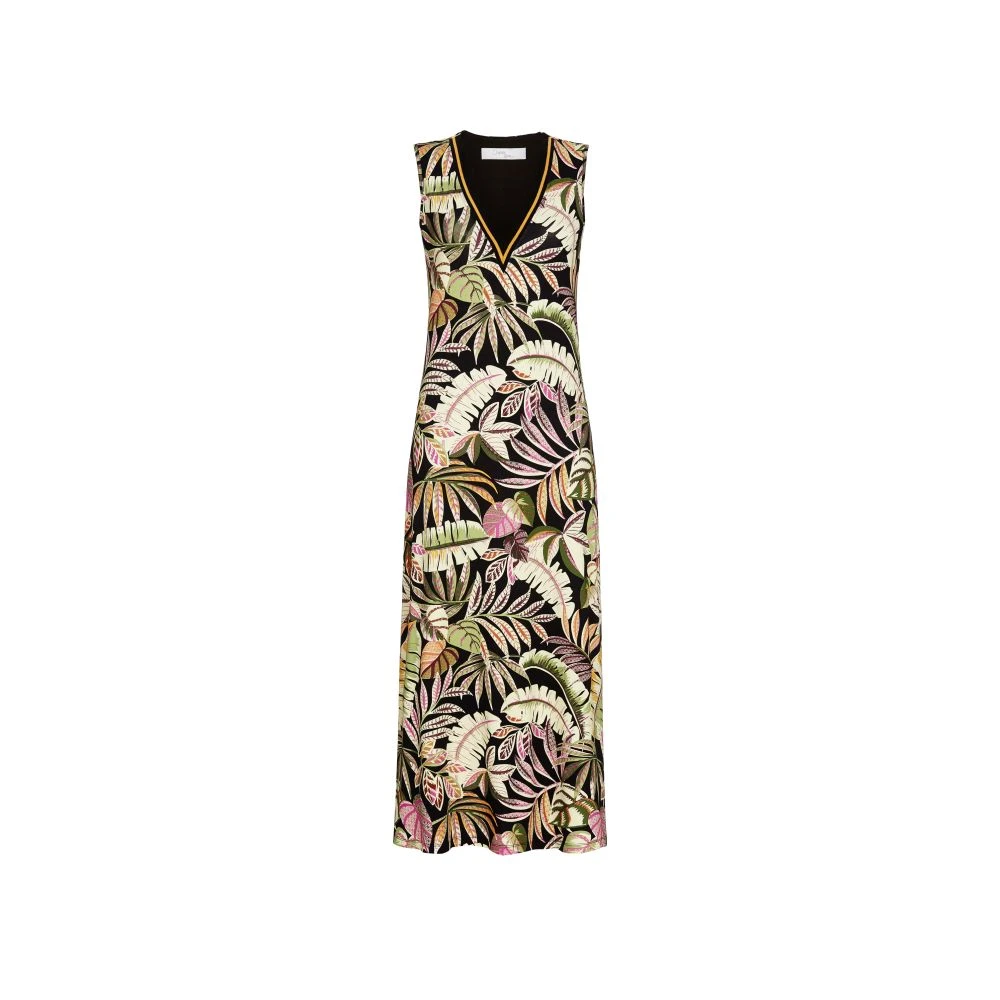 Robe Longue Sans Manches Col V, Ringella, 2271111-980 2 Robe Longue Sans Manches Col V, Ringella, 2271111-980 – Image 2