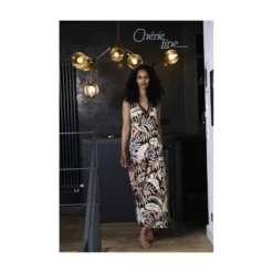 Robe Longue Sans Manches Col V, Ringella, 2271111-980