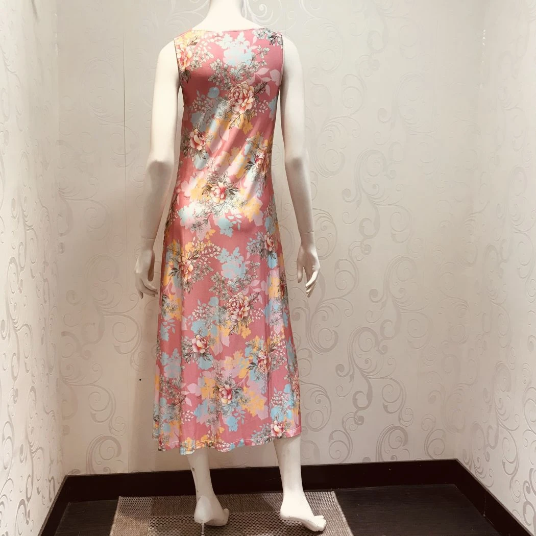 Robe Longue Sans Manches,Peony, Pierre Mantoux 20PE8070-6000 2 Robe Longue Sans Manches,Peony, Pierre Mantoux 20PE8070-6000 – Image 2