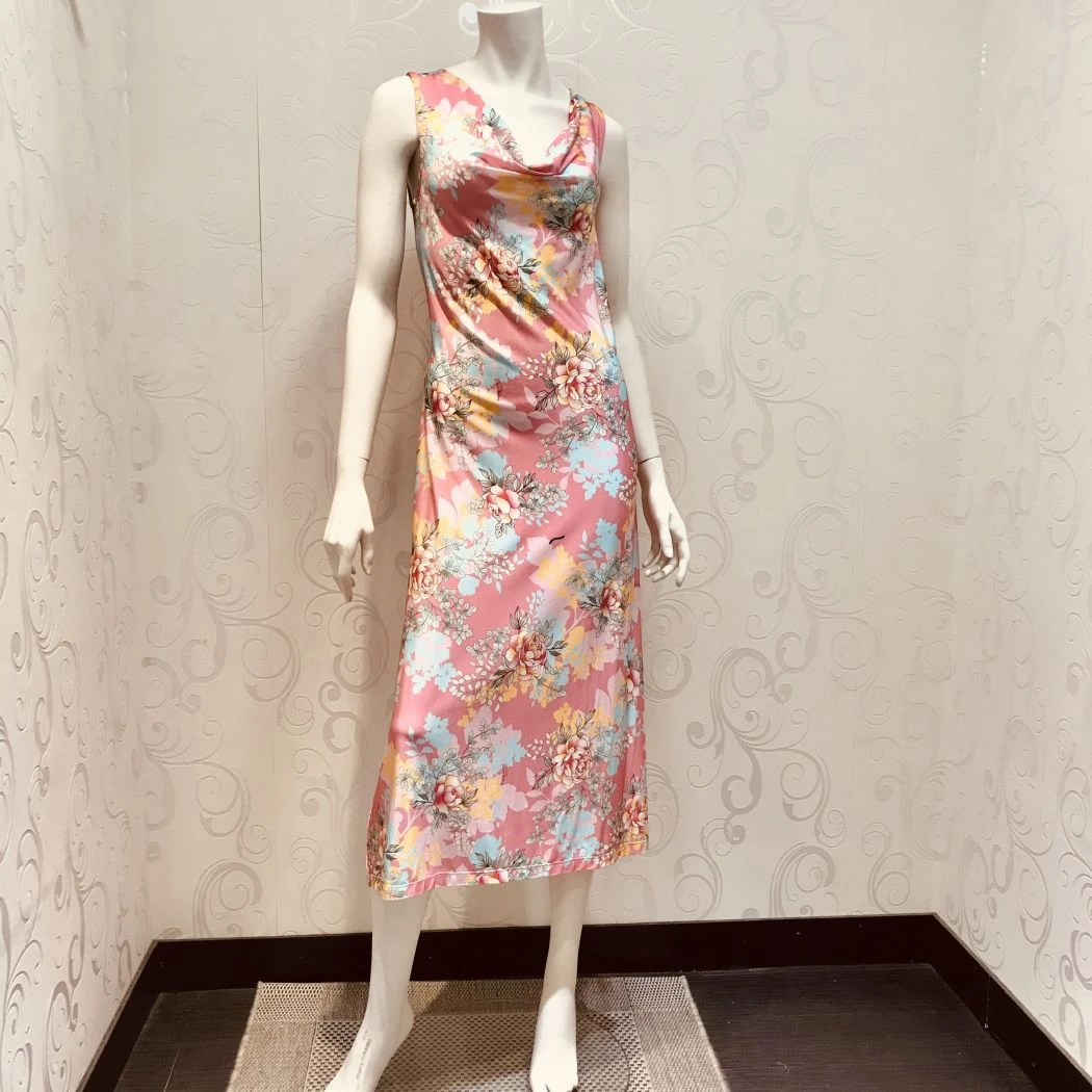 Robe Longue Sans Manches,Peony, Pierre Mantoux 20PE8070-6000 1 Robe Longue Sans Manches,Peony, Pierre Mantoux 20PE8070-6000