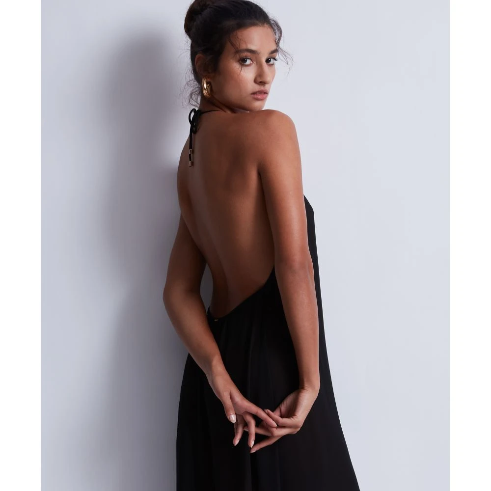 Robe Longue, Sunset Cocktail , Aubade LZ63-NOIR 2 Robe Longue, Sunset Cocktail , Aubade LZ63-NOIR – Image 2