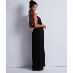 Robe Longue, Sunset Cocktail , Aubade LZ63-NOIR 9 Robe Longue, Sunset Cocktail , Aubade LZ63-NOIR -Le Charme Intime robe longue sunset cocktail aubade lz63 noir 4