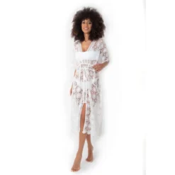 Robe Longue, Susan, Iconique IC23-011-BLANC