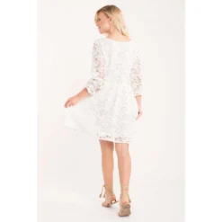 Robe Manches 3/4, Elena, Iconique IC21-015 -Le Charme Intime robe manches 3 4 elena iconique ic21 015 2