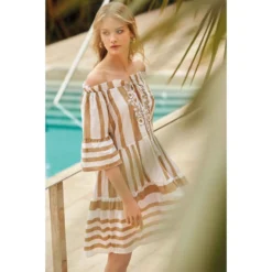 Robe Manches 3/4, Lilia, Iconique IC23-032