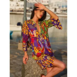 Robe Manches 3/4, Patchy, Panaji PJ23E4000500